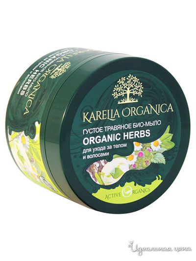 Био-мыло травяное густое Organic Herbs, 500 г, NATURA VITA