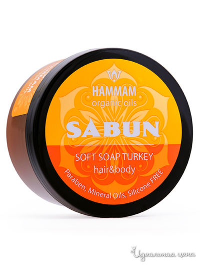 Мыло для волос и тела густое турецкое SABUN, 400 г, NATURA VITA
