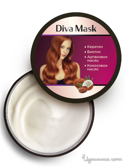 Маска для волос DivaMask, 200 мл, DOBROVIT