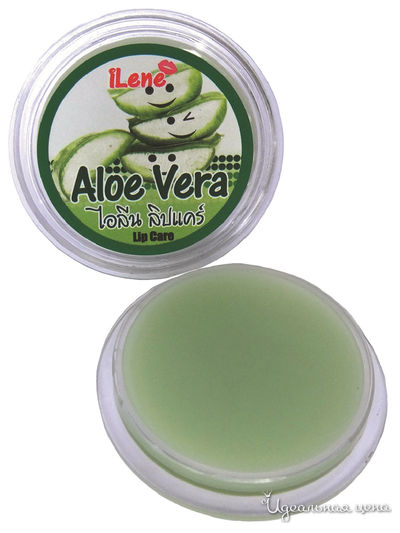 Бальзам для губ увлажняющий АЛОЕ ВЕРА Llene lip care Aloe Vera, 10 г, ILENE