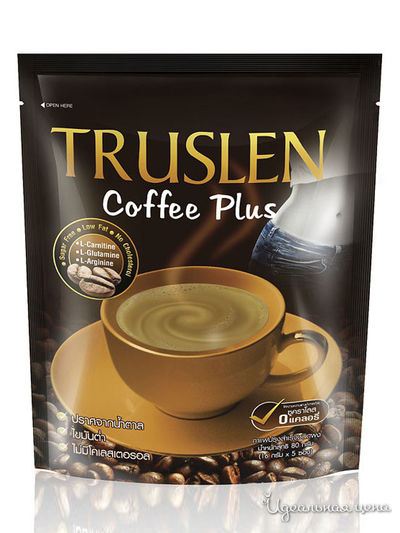 Напиток кофейный растворимый Труслен Кофе Плюс, 5 шт х 16 г, Truslen