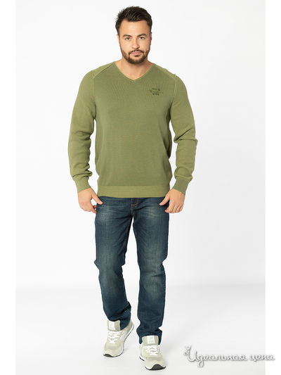 Пуловер Lerros, цвет зеленый