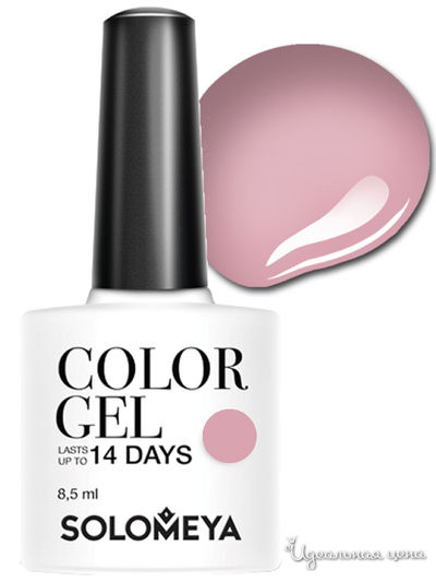 Гель-лак для ногтей Color Gel, весенняя сирень 105, 8,5 мл, Solomeya, цвет розовый