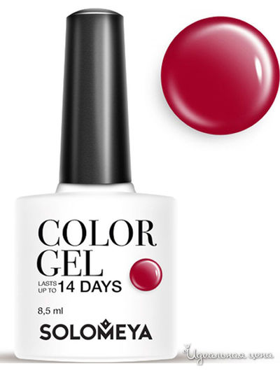 Гель-лак для ногтей Color Gel, светло-вишневый 09, 8,5 мл, Solomeya
