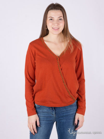 Пуловер Papillon Rouge, цвет коричневый