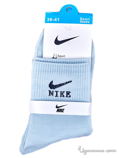 Носки Nike, цвет голубой