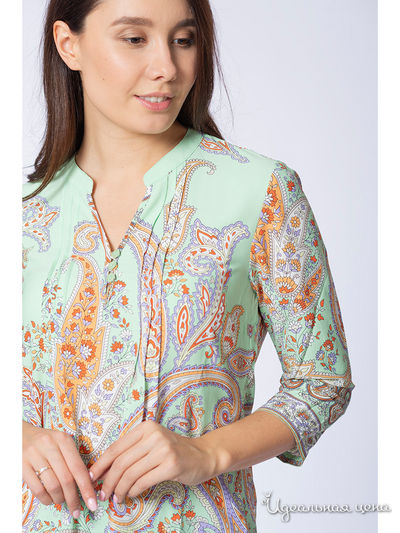 Блуза Klingel, цвет бирюзовый
