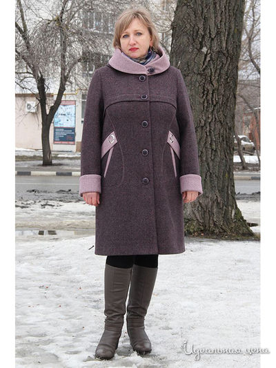 Пальто Trendline, цвет фиолетовый