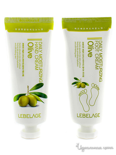 Крем для ног с маслом оливы Daily Moisturizing Olive Foot Cream, 100 мл, Lebelage