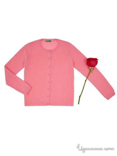 Кардиган United Colors Of Benetton для девочки, цвет розовый
