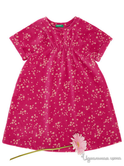 Платье United Colors Of Benetton для девочки, цвет розовый