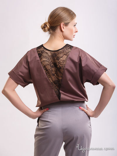Блуза Indreams, цвет коричневый