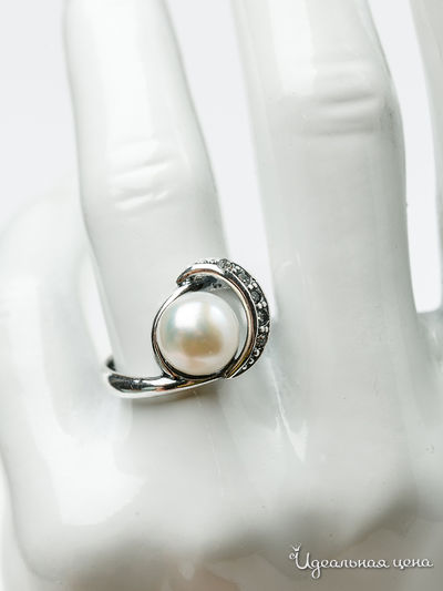 Кольцо CESARE CONTE, цвет белый, серебряный