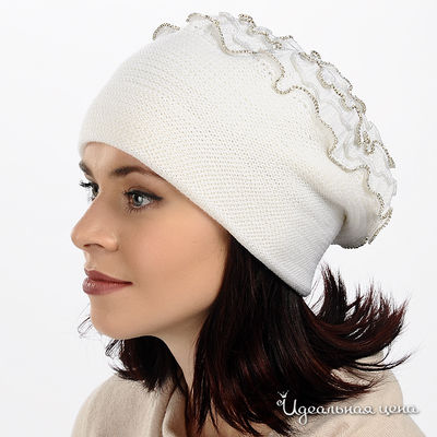 шапка Luisa Cerano&Rabe, цвет цвет белый