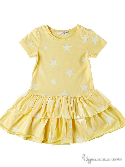 Платье RoxyFoxy для девочки, цвет светло-желтый