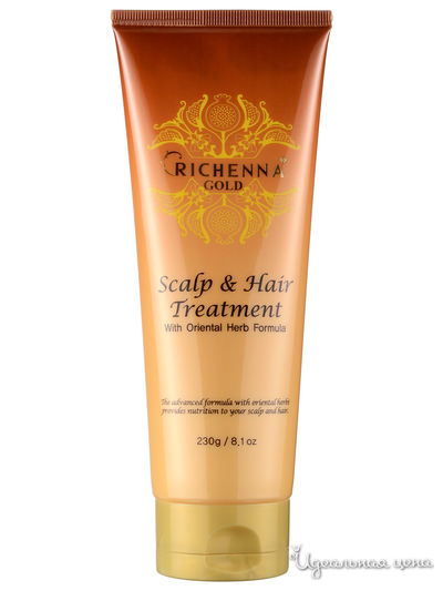Маска для волос Gold Scalp &amp; Hair Treatment, Richenna