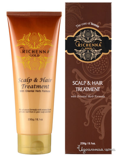 Маска для волос Gold Scalp &amp; Hair Treatment, Richenna
