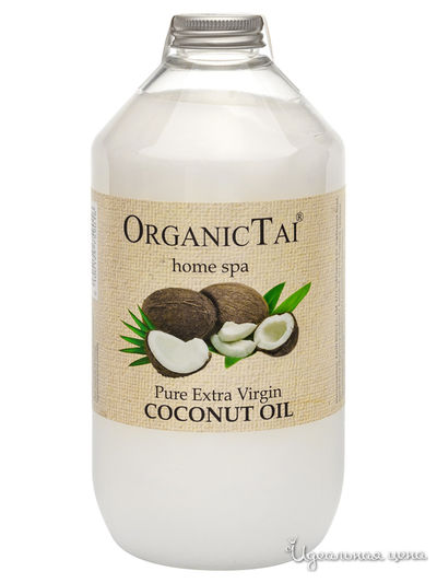 Масло для тела Pure Extra Virgin Coconut Oil, 1000 мл, OrganicTai