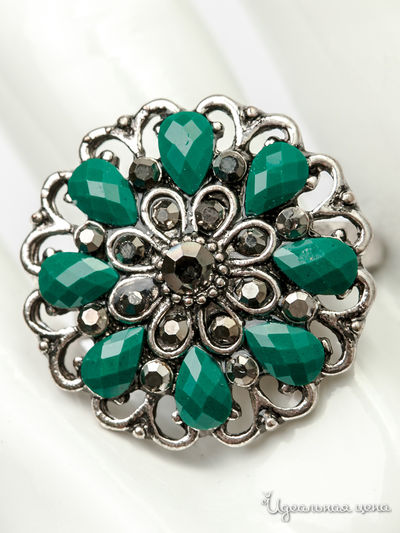 Кольцо Fransua Ardy, цвет зеленый