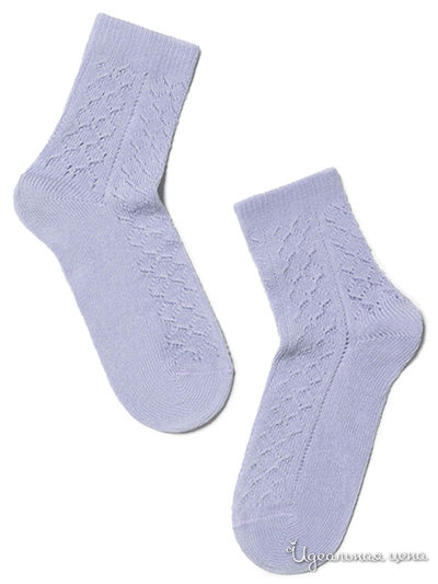 Носки CONTE, цвет бледно-фиолетовый