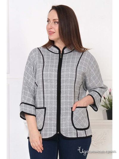 Жакет Текстильная мануфактура, цвет серый