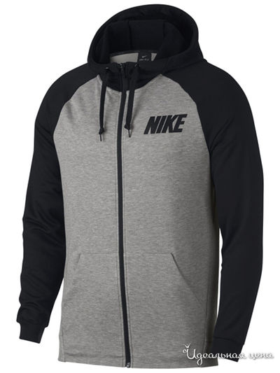Толстовка Nike, цвет черный, серый