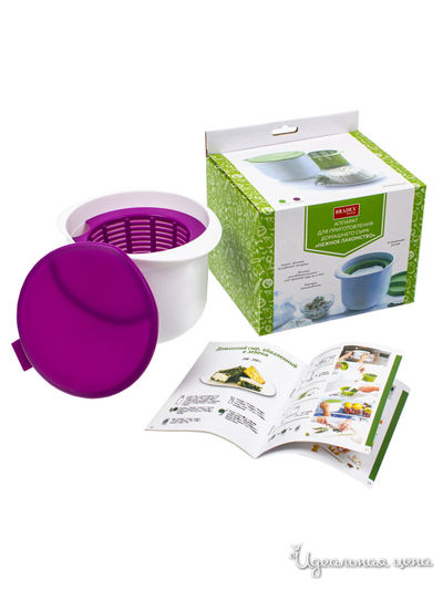 Аппарат для приготовления домашнего творога и сыра Bradex, цвет фиолетовый