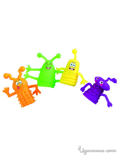 Набор пальчиковых игрушек «Монстрики», 4 шт Bradex, цвет мультиколор