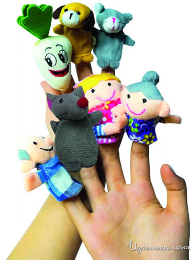 Детский пальчиковый кукольный театр «Репка» Bradex, цвет мультиколор