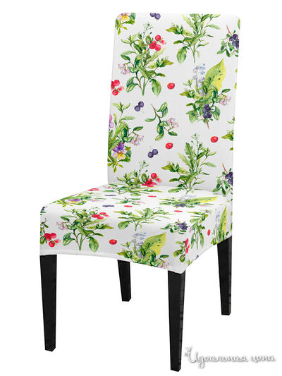 Чехол на стул, универсальный, "Первоцвет", 40 см Сирень
