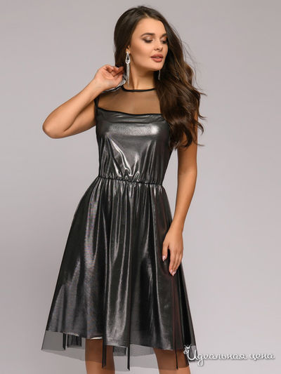 Платье 1001 DRESS, цвет серебристый