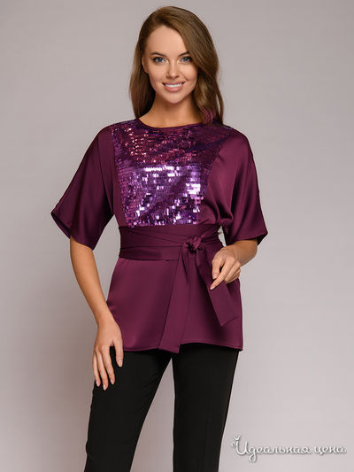 Топ 1001 DRESS, цвет фиолетовый