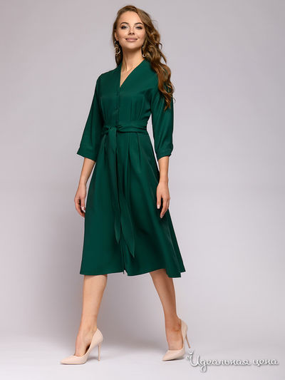Платье 1001 DRESS, цвет зеленый