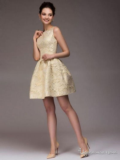 Платье 1001 DRESS, цвет золотой