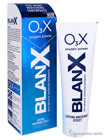 Зубная паста Отбеливающая BlanX O3X Professional Toothpaste, 75 мл, Blanx