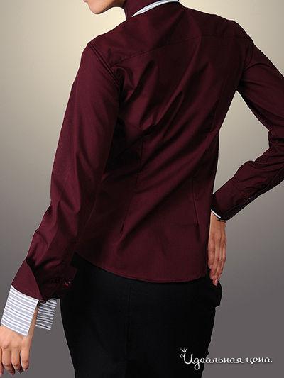 Рубашка Alonzo Corrado женская, цвет вишня