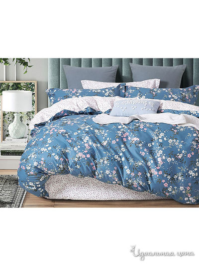 Комплект постельного белья, 2-спальный Primavelle Bellissimo, цвет синий