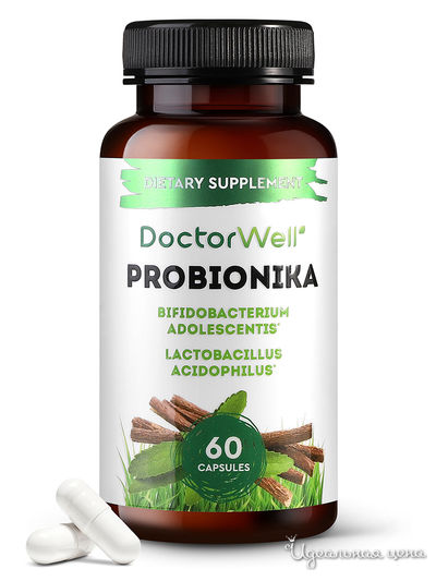 Комплекс для ЖКТ Probionika, 60 капсул, DoctorWell