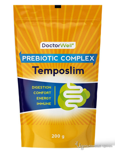Комплекс пребиотиков для кишечника и желудка с инулином и клетчаткой TempoSlim, DoctorWell