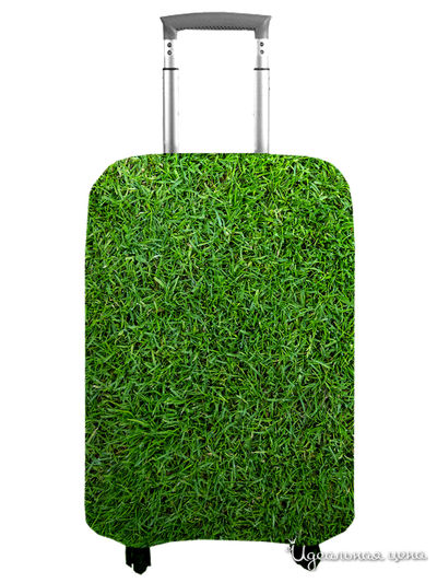 Чехол на чемодан, М (высота 70 см) Сирень, цвет зеленый