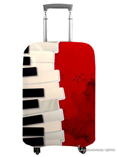 Чехол на чемодан, М (высота 70 см) Сирень, цвет мультиколор