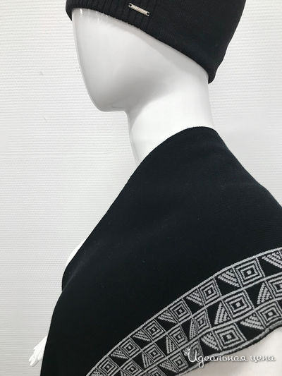Шарф, 21*180 см Deja Fashion, цвет черный, серый