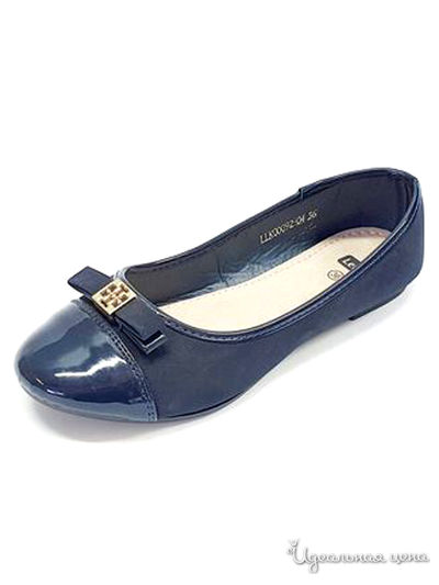 Туфли Let&#039;s для девочки, цвет темно-синий