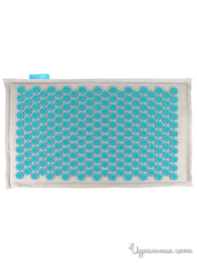 Массажный коврик акупунктурный, 72х42 см, Gezatone, цвет бирюзовый