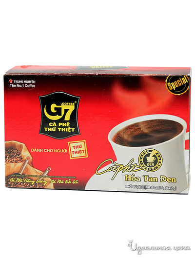 Кофе растворимый HOA TAN DEN, 15 пакетиков * 2 г, G7, цвет черный