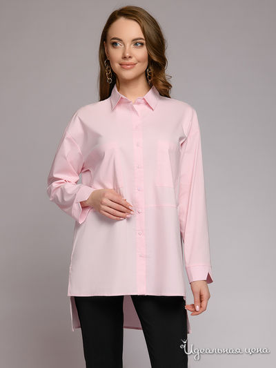 Рубашка 1001 DRESS, цвет розовая
