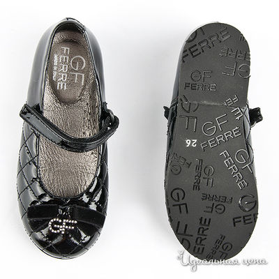 Туфли GF Ferre kids для девочки, цвет черный