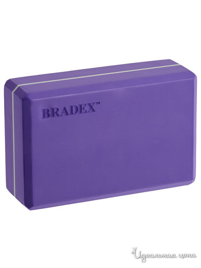 Блок для йоги Bradex, цвет фиолетовый