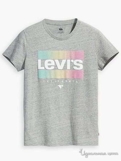 Футболка Levi's, цвет серый