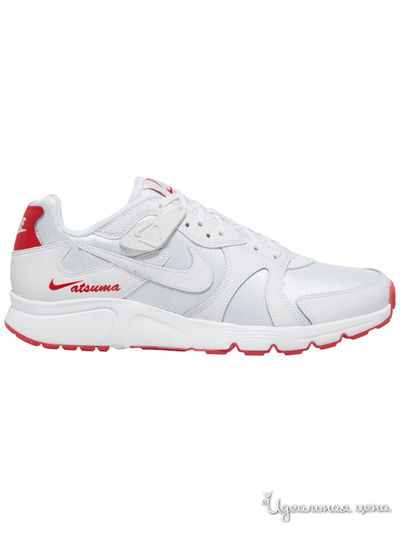 Кроссовки Nike, цвет белый, красный